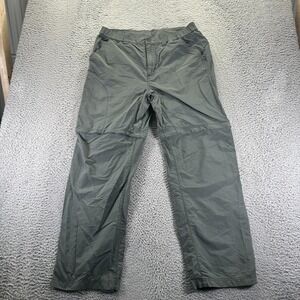 Koppen Pant Mens L Nylon Windbreaker Cargo Straight Convertible Hiking Gorpcore